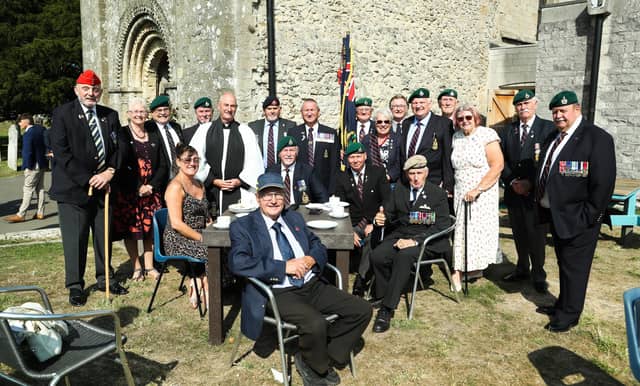 Veterans were honoured at a VJ Day 80 Service at St. Marys Church, Portchester on Sunday, August 17.