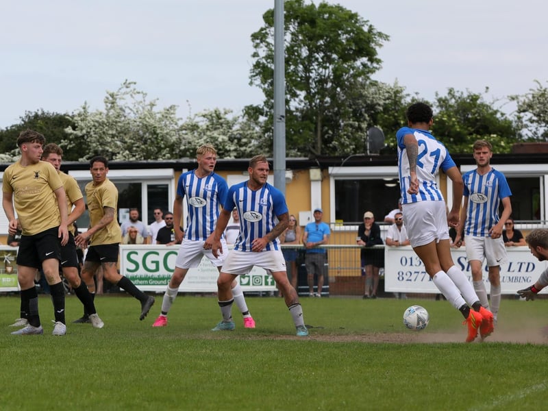 Wicor Mill score a late leveller. Picture: Chris Moorhouse (jpns 210523-18)