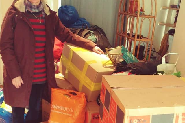 Residents in Portsmouth and Southsea have rallied around causes to donate supplies to Ukraine. Viola Langley and a team of 10 volunteers have already sent two vans full of aid to the Ukrainian Cultural Centre, with donations still coming in. Picture: Viola Langley.
