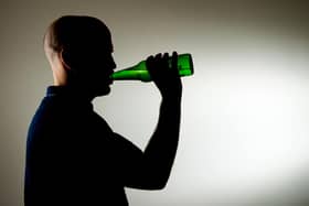 File photo of a man drinking alcohol. Photo: PA
