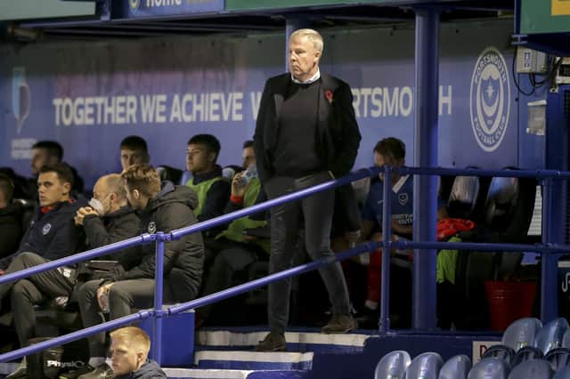 Kenny Jackett was impressed with his young Pompey side against West Ham under-21s after opting to rest his first-team. Picture: Robin Jones/Getty Images.