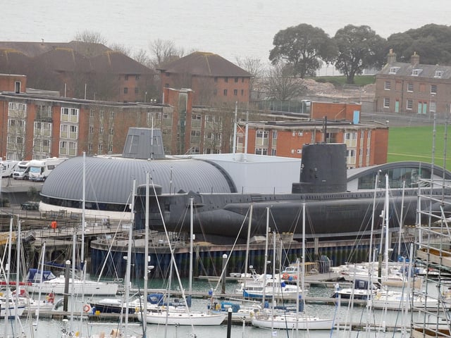 Exhibits at the The Royal Navy Submarine Museum include the HMS Alliance - the only submarine remaining from World War 2. Entry costs £24 per adult and £19 per child. The meseum can be accessed via the Portsmouth Historic Dockyard's waterbus service.
Picture: Sarah Standing (030220-5216)