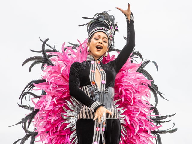 Southsea Common was transformed this weekend into a Thai craft and food extravanganza for the whole family. Pictured - The Thai Ladyboy show was a hit with visitors.Photos by Alex Shute
