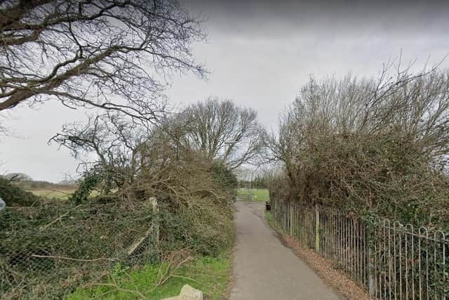 The attack happened at the rear of the Fareham Asda in Tukes Avenue in Fareham. Picture: Google Street View.