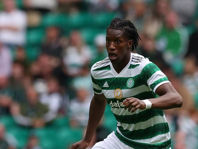 Celtic defender Bosun Lawal has been linked with a move to Pompey with Bristol Rovers also said to been keen. (Photo by Ian MacNicol/Getty Images)