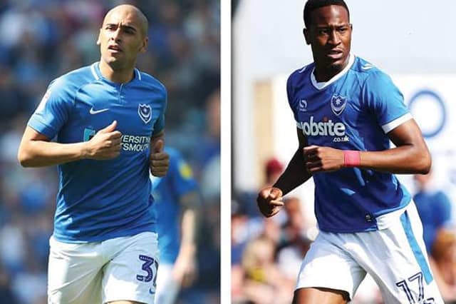 James Vaugha, left, and Nicke Kabamba