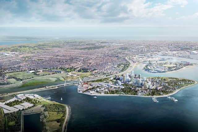 Caption: How Tipner West could look if the city council's plans are approved. Picture: Portsmouth City Council