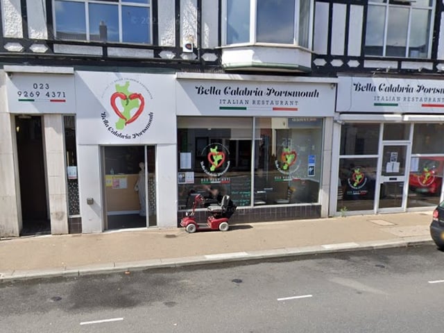 Bella Calabria, in London Road, has a rating of 4.4 out of 5 on Google with 786 reviews.
