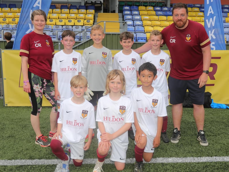 Hampshire United Lions Under-9s. Picture by Dave Haines