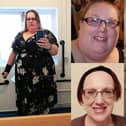 Caryl Purdy before and after her weight loss journey