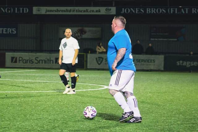 The charity football match in memory of Geoff Bloom on November 6, 2021. Picture: Shayla Bloom