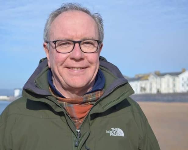 Matthew Bannister, the host of the Folk on Foot podcast, who is setting off on a 180 mile hike for the charity Help Musicians on August 4 2023, from Wickham Festival