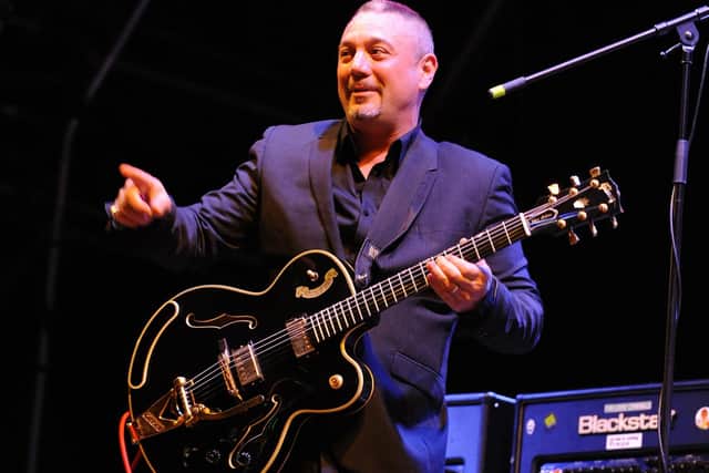 Huey Morgan in his Fun Lovin' Criminals days, headlining The Portsmouth Summer Show in 2016. Picture by:  Malcolm Wells (160501-2098)