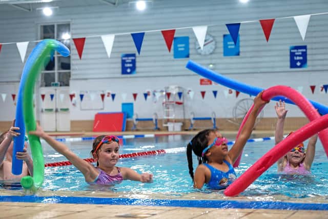 Dive into fun and fitness – your kids can learn to swim, take to the trampoline or perfect gymnastics. Picture – supplied.