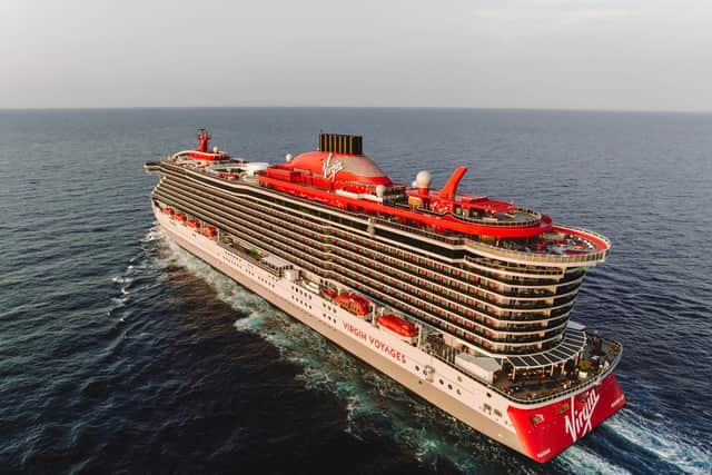 Virgin Voyages cruise ship Resilient Lady will be visiting Portsmouth this year. Picture: Virgin Voyages.