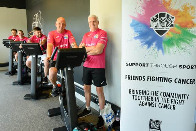 Pictured is: Right to Left; Spencer Cole, Paul Jones, John Wake, Luke Tyler, Jack Heslwoood.Picture: Keith Woodland (240621-4)