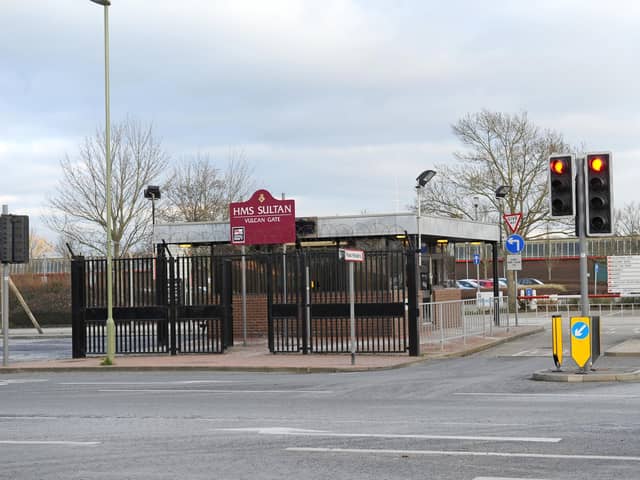The west gate at HMS Sultan in Gosport.

Picture: Ian Hargreaves (150176-3)