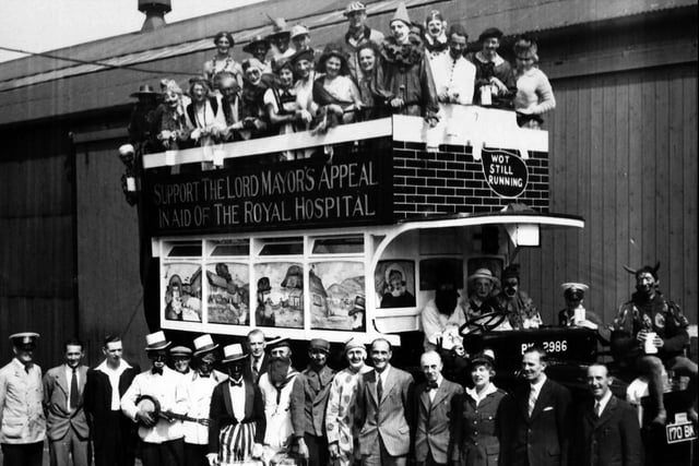 Just like today, hospitals in the past were always appealing for money.At one time. Portsmouth supported three hospitals, St Marys, the Royal and Priorsdean for infectious diseases which was opposite St Marys in Milton Road. We also had the Portsmouth Eye and Ear Hospital.In this photograph many are dressed as clowns and minstrels and a local bus has been decorated to attract attention to the appeal. Can anyone put a date to it? Picture: Barry Cox