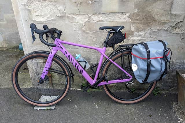 Katharine Barker's Canyon bike that was stolen from Commercial Road on April 9, 2022