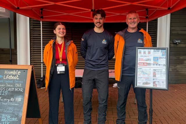 The Hamble Lifeboat Challengers - Tamara, Ben and Brian