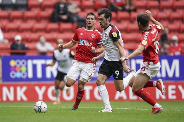 John Marquis endured another miserable day in front of goal at Charlton on Saturday. Picture: Jason Brown/ProSportsImages