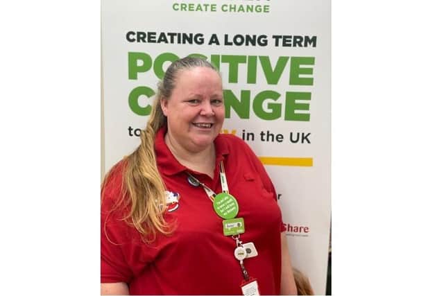 Rachel Webber, community champion for Asda in Gosport