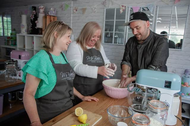 Rob Baker will open his cooking academy next month.