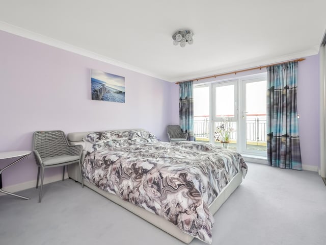 One of the two bedrooms
