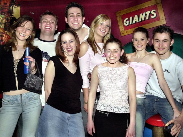 Revellers enjoying the scene at Route 66 Nightclub in Guildhall Walk, Portsmouth - (041590-0021)