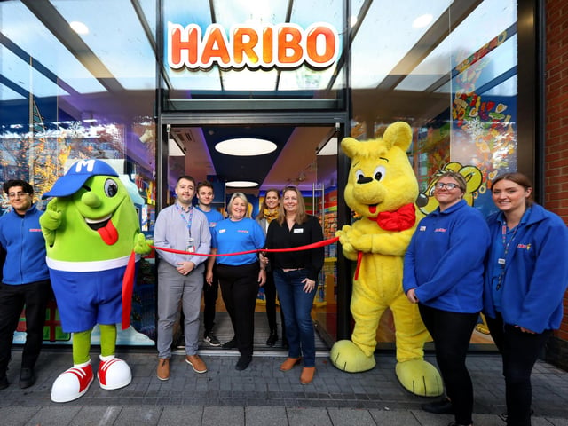 The staff outside the new shop ahead of its opening
Picture: Chris Moorhouse