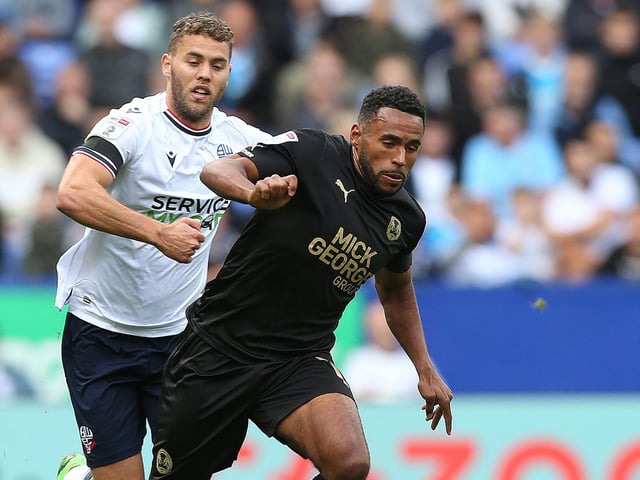 (Centre-back - Peterborough): Pace: 70; Shooting: 38; Passing: 54; Dribbling: 62; Defending: 68; Physicality: 80.