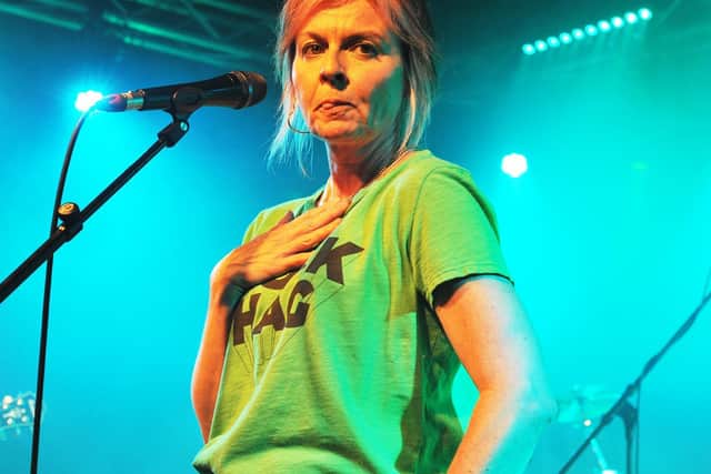 Louise Wener of Sleeper at The Wedgewood Rooms, June 2, 2023. Picture by Paul Windsor