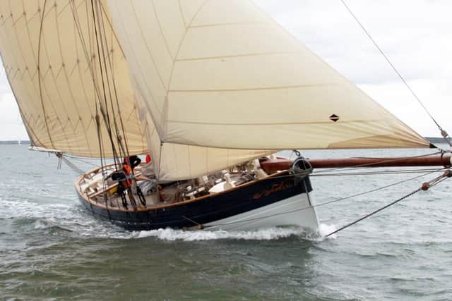 Pilot cutter Amelie Rose open for free tours at Buckler's Hard