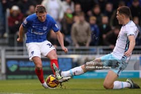 Matt Ritchie denied by the legs of Burnley's Maxime Esteve