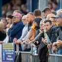 The fans were out in force for Pompey's visit to Privett Park