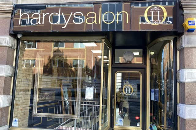 Hardysalon, in Lord Montgomery Way, Southsea is preparing to reopen. 
