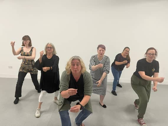 Calendar Girls is coming to Titchfield Festival Theatre this September.
Pictured: Rehearsals for the play