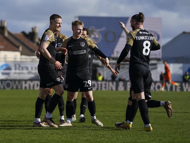 Colby Bishop's opening goal sparked wild scenes in the away end on Saturday