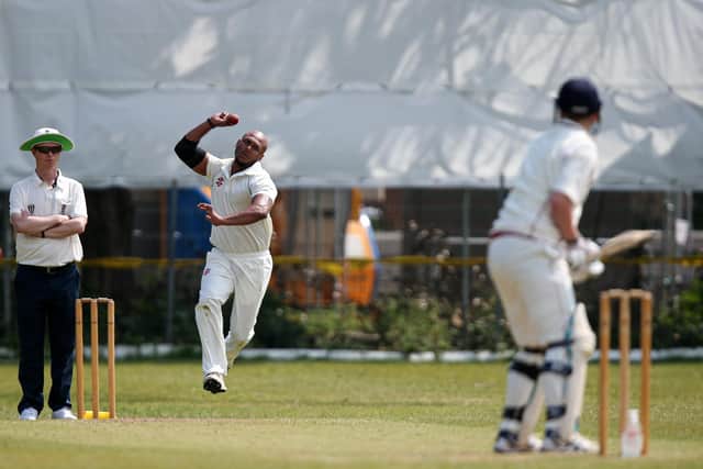 Kerala skipper Dawn Ambi took two wickets and scored an unbeaten half-century in his side's Hampshire League victory over Southampton Community.
Picture: Chris Moorhouse
