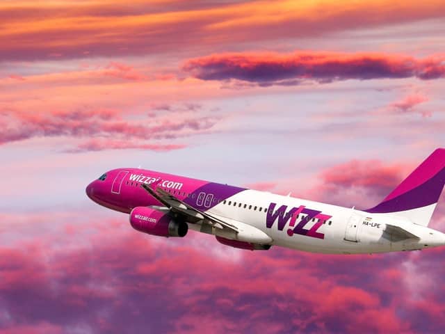 A Wizz Air plane
