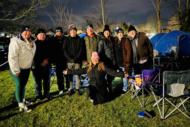 Sleep out team