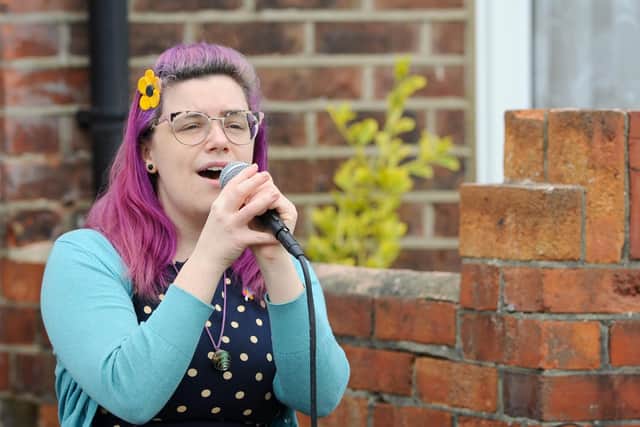 Professional singer Becki Short went the extra mile to look after her neighbours when the first lockdown began.
Picture: Sarah Standing (180420-885)