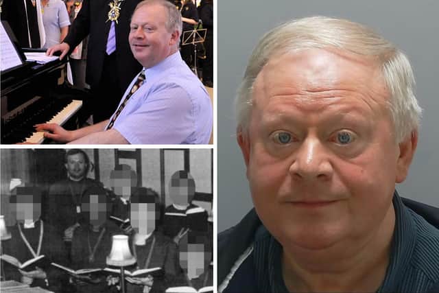 Paedophile choirmaster Mark Burgess was jailed for 40 years.Paedophile choirmaster Mark Burgess was jailed for 40 years.