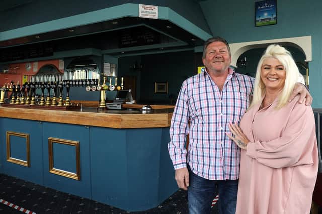 Garry and Sue Disdle are the new landlord and landlady at the Sir Loin of Beef, Highland Road, Portsmouth
Picture: Chris Moorhouse      (210421-04)