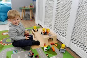 Top Tots Nursery opened their third nursery in Goldsmith Avenue, Portsmouth, in September 2020. Pictured is: Radley Isaacs, two. Picture: Sarah Standing (240920-4476)