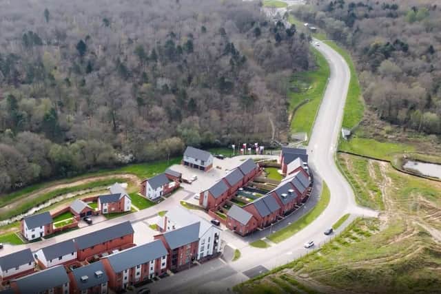 Woodlands Chase aerial view