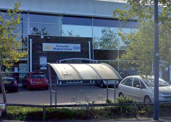 There are 2,586 patients per GP at Sunnyside Medical Centre. In total there are 13,376 patients and the full-time equivalent of 5.2 GPs.
