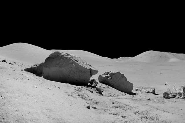 The way the moon's crust formed is not how we've traditionally thought of it. Picture: University of Portsmouth/PA Wire