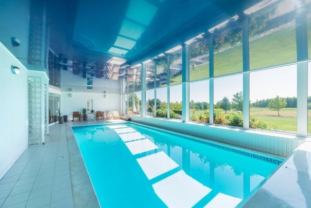 The stunning swimming pool