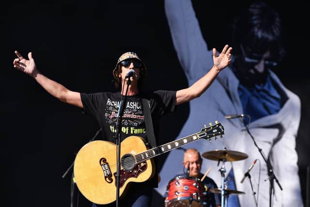 Richard Ashcroft, performing on the main stage during the TRNSMT Festival at Glasgow Green on July 13, 2019 in Glasgow, Scotland. Picture: Getty Images